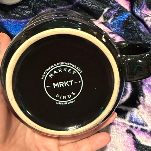 Black Celestial Mug with Moon Design - Picture 6 of 7